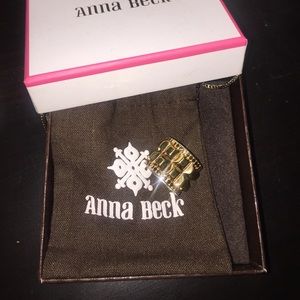Anna Beck Studded Cigar Ring Size 9
